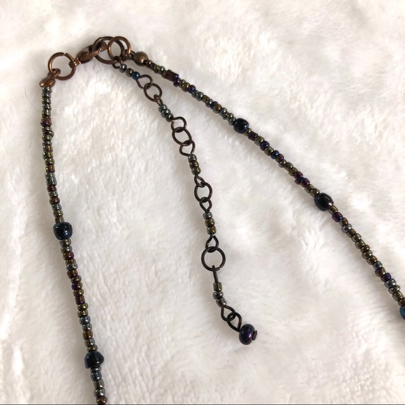 Beaded Fringe Necklace - Picture 6 of 8